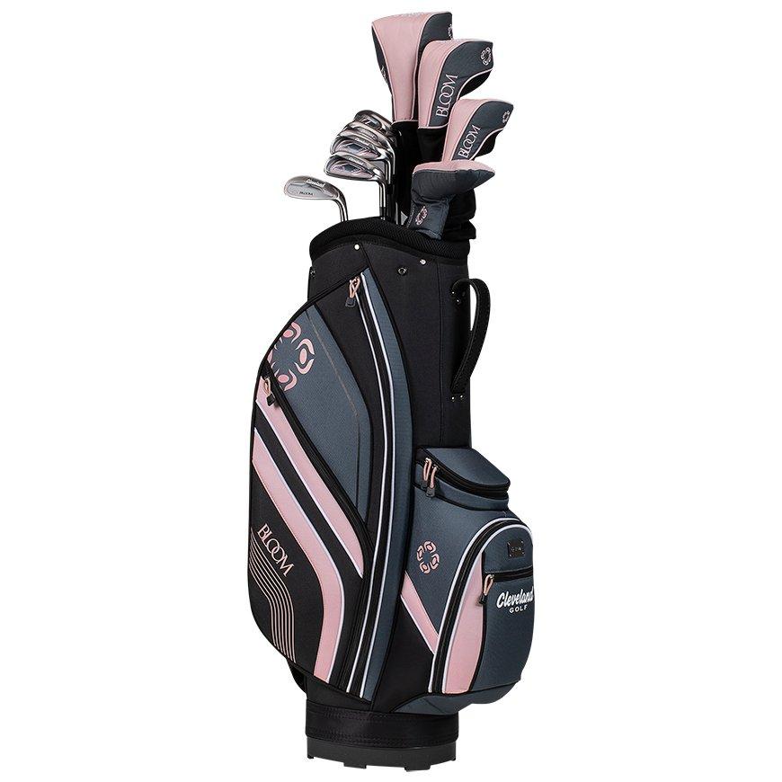 Women's Bloom 10-Piece Package Set with Graphite Shafts - Black